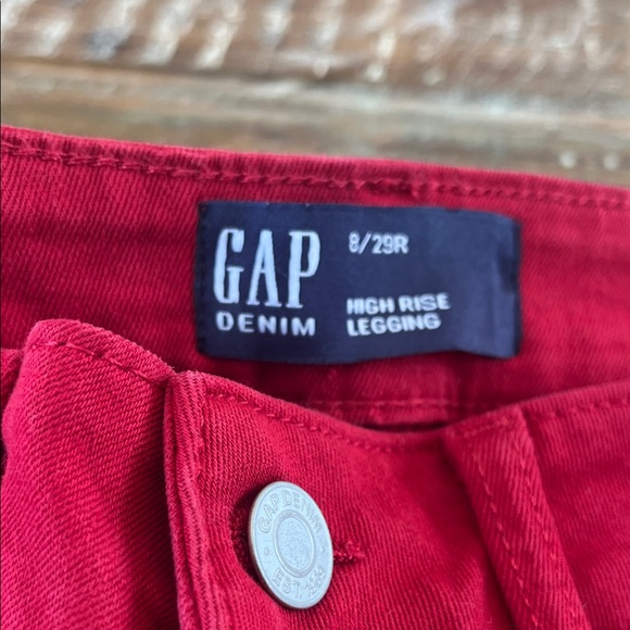 GAP Women's Red Skinny Jeans NWT - Picture 3 of 5